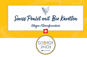 Swiss Poulet mit Bio Karotten Magen-/Darm - 150g